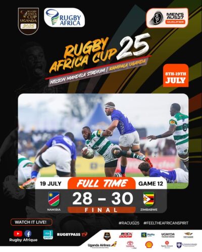 Zimbabwe has done it ✅ 
Champions of Africa once again; Undefeated in two consecutive tournaments. And a spot at the world table. 
Zimbabwe 🇿🇼 has conquered Africa once again 🏆 
A battle well fought by Namibia 🇳🇦 but Zimbabwe 🇿🇼 came out victorious
